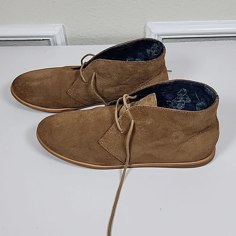 Lucky Brand Women Brown Tan Master Chukka Size 9.5 M